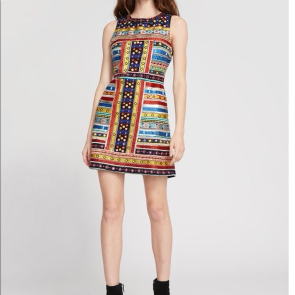 Alice and Olivia Dress NWT Embellished Beaded Embroidered Size 6 - Picture 13 of 13